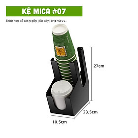 Kệ Đựng Ly Trà Sữa, Cafe, Takeaway Đa Năng - Nhiều Ngăn, Mẫu Đẹp, Đa Dạng - Mica Cao Cấp