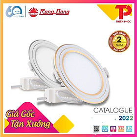 Mua Đèn LED âm trần Rạng Đông Panel tròn Đổi màu 90/7W Model: PT05 ĐM 90/7W Sử dụng chip LED Hàn Quốc chất lượng cao  có tuổi thọ và hiệu suất sáng cao  tiết kiệm điện