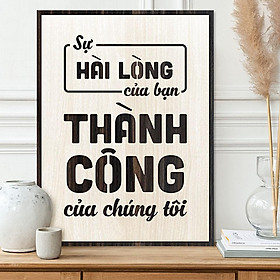 Mua Tranh động lực TBIG085 - Sự hài lòng của bạn là thành công của chúng tôi
