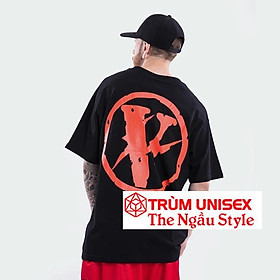 Áo thun nam tay ngắn V những người bạn Friend màu đen Ngaushop Trumunisex aothununisex