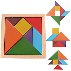 Đồ Chơi Trí Uẩn Tangram Ghép Hình Đồ Chơi Giáo Dục Trí Tuệ Phát Triển Tư Duy Cho Trẻ