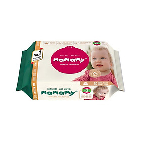Khăn ướt ngừa hăm, kháng khuẩn an toàn cho bé Mamamy 100 tờ có nắp
