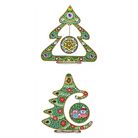 2x Diamond Painting Christmas Tree Craft 5D DIY Kit Gifts for New Year