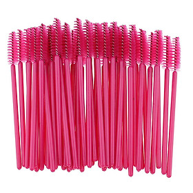 50x PINK Disposable Mascara Wands Eyelash Extension Brushes Lash Applicator