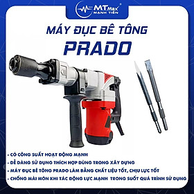 Mua Máy đục bê tông  đục gỗ  phá tường PRADO cầm tay công xuất lớn bền bỉ hộp đựng sang trọng tặng kèm 2 mũi đục
