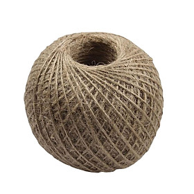 Multi Use 100m 1.5mm Natural Brown Jute Hemp Rope Twine String Cord Shank  Craft Making Scrapbooking