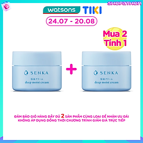 Kem Dưỡng Senka Deep Moist Cream Cấp Ẩm Chuyên Sâu 50g