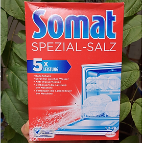 Combo 2 hộp muối rửa Bát - Ly Somat 1.2kg - Đức