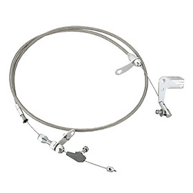 for 727 Stainless Braided Kickdown Cable Locking Transmission