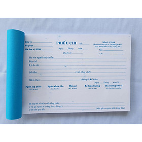Combo 3 Quyển Phiếu Chi 2 Liên Nhất Tín