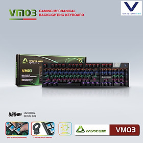Phím Cơ VSP VM03 Đen Chuyên Gaming - Hàng Chính Hãng