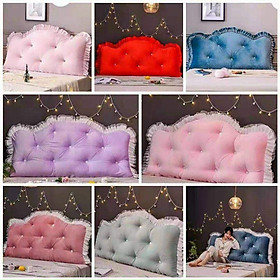 Mua Gối Tựa Khuy Hoàng Gia Cao Cấp- Tựa Kê Đầu Giường kt 1m8 PP
