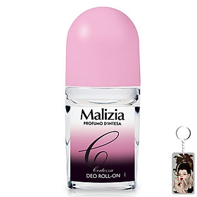 Lăn khử mùi Malizia Profumo 50ml (nữ) tặng kèm móc khóa