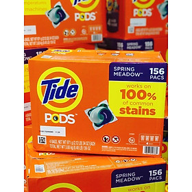 Viên giặt xả tide pods 3 in 1  thùng 156 viên mẫu mới của mỹ