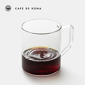 Ly thủy tinh uống trà cà phê 360ml CAFE DE KONA