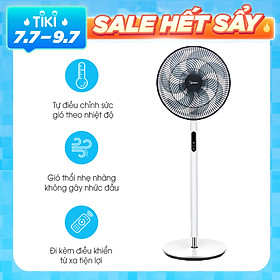Quạt cây MIDEA SAD35EA tự điều chỉnh gió thông minh - Hàng chính hãng