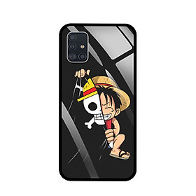Ốp Lưng Điện Thoại SAMSUNG GALAXY A51 - Mặt Lưng Kính Cường Lực - 7848 DAOHAITAC02 - Hàng Chính Hãng