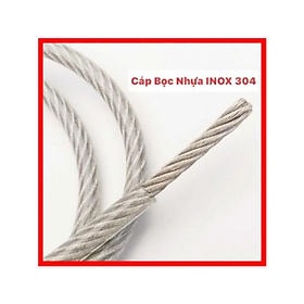 Mua Cáp INOX 304 Bọc Nhựa 6mm - 8mm