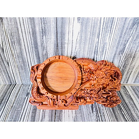 Mua Gạt Tàn Gỗ Hương Khắc Rồng ( mẫu lớn )