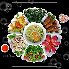 Mua Bộ bát sứ mặt trời trắng sứ bát tràng