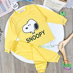 Bộ Dài Tay Cho Bé LDD21 Đồ Bộ Thun Lạnh Cao Cấp Mềm Mịn Thoáng Mát Hàng Chuẩn Loại 1 MINKY MOM Dễ Chịu, Thoải Mái Cho Bé