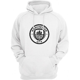 Áo Hoodie Tay Dài Có Mũ Logo Manchester City