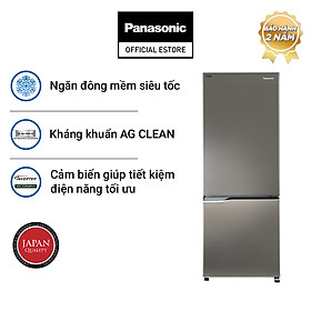 Tủ Lạnh 2 Cánh Panasonic 290 Lít NR-BV320QSVN ngăn đá dưới - Ngăn đông mềm siêu tốc - Hàng chính hãng