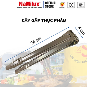 Mua Kẹp Gắp Thức Ăn Thịt Nướng - Dụng Cụ Gắp Thực Phẩm Bằng Inox Cao Cấp  NaMilux - Hàng Chính Hãng