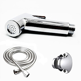 Mua Bộ vòi xịt vệ sinh bồn cầu nhựa mạ điện ( bao gồm vòi xịt + cài xịt + dây xịt )