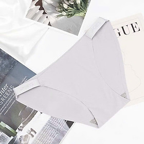 Quần Lót Nữ 670 Su Gân Mềm Mại Đơn Giản Ôm Nửa Mông Xinh Xắn