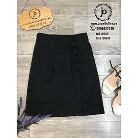 Chân Váy Chữ A Bọc Nút  chân váy công sở, chân váy bigsize, thời trang bigsize, thời trang nữ