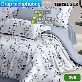  Bộ drap gối Tencel vải Hàn Quốc , đỉnh cao mát , mềm mại { drap và 3 áo gối