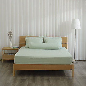 Bộ ga giường Hàn Quốc K-Bedding by Everon KMS chất vải Microfiber (không bao gồm chăn)