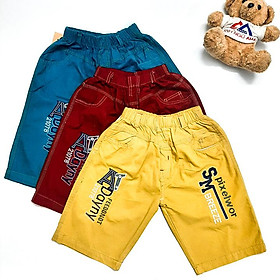 Quần bé trai BIG SIZE từ 30kg đến gần 60kg, quần lững form rộng, quần kaki lưng thun - NH Shop