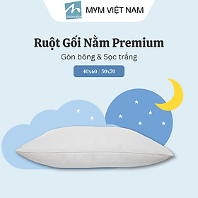 Mua Ruột Gối Nằm Microfiber Sọc Trắng MYM Tiêu Chuẩn Khách Sạn Cao Cấp