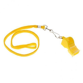 2xSoccer Referee Whistle Team Sports / Survival Camping Hiking   Yellow