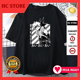 Áo thun Anime My Hero Academia Bakugo Manga độc chất giá siêu rẻ