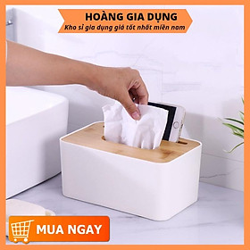 Mua Hộp Đựng Khăn Giấy Rút Nắp Gỗ Để Bàn Ô Tô Bàn Ăn Phòng Khách H237