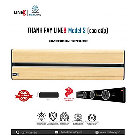 Ổ Cắm Thanh Trượt Line8 Model S I Lắp Nổi I I Cao Cấp I Chính hãng