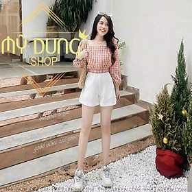 Ở NHÀ VẪN XINH - SET ÁO KIỂU + QUẦN SHORT- CHẤT LIỆU NHẸ THOÁNG MÁT- CỰC CHẤT- GIÁ RẺ SO VỚI CHẤT LƯỢNG