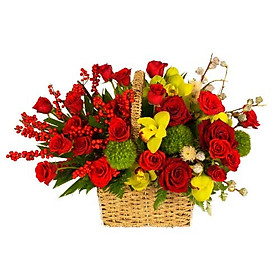 Mua Giỏ hoa tươi - Tài Lộc Khai Chào 3950