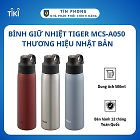 Mua Bình giữ nhiệt Tiger MCS-A050 - Thương hiệu Nhật Bản - Dung tích 500ml - Giữ nhiệt nóng và lạnh - Hàng chính hãng