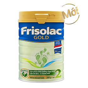 Sữa Bột Frisolac Gold 2 380g Dành Cho Trẻ Từ 6 - 12 Tháng Tuổi