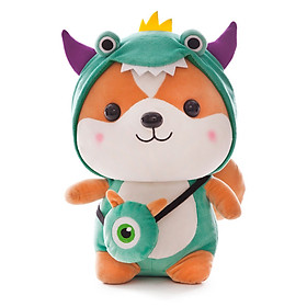 Thú Bông Chó Shiba Hóa Trang Cosplay Ngộ Nghĩnh 25cm Quà Tặng Siêu Dễ Thương