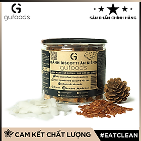 Bánh Biscotti ăn kiêng GUfoods (Vị dừa ngũ cốc) - Lành mạnh - bổ dưỡng - phù hợp eat clean