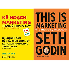 Combo Sách – Thế Mới Là Marketing + Kế Hoạch Marketing Trên Một Trang Giấy