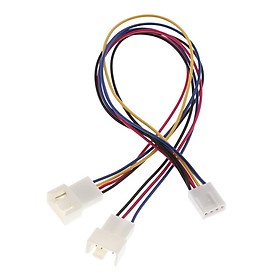 CPU Case PWM 3/4pin  Way Splitter Extension Power Cables 260mm