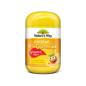 Australia NATURE’S WAY KIDS SMART VITA GUMMIES VITAMIN C + ZINC 60S 60 Gummies
