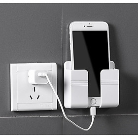 Mua Kệ dán tường để remote giá đỡ sạc điện thoại(chữ nhật)