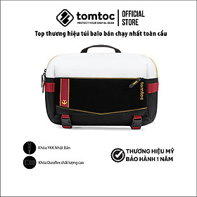 Túi đeo chéo Tomtoc (USA) Monster Hunter -Themed EDC Sling Bag L cho Macbook Pro 14 inch M1 - Thiết kế theo trò chơi Monster Hunter, tiện lợi và bền bỉ , hàng chính hãng H02C4S1